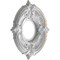 Ekena Millwork Attica PVC Medallion (Canopies up to 4 1/8"), 10"OD x 3 1/2"ID x 3/4"P, Satin Smokey Beige CMP10ATGBE - alternate 5